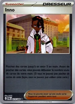 Carte Pokemon Dresseur Inno 079/088 Reverse 2026 - Image 1