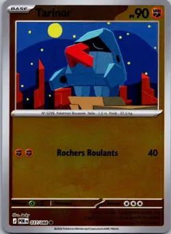 Carte Pokemon Tarinor 037/088 Reverse 2026 - Image 1