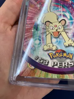 CGC Pristine 10 GEM Persian Topps Pokemon 1999 Series 1-53 1st First Print Pop 1 - Image 5