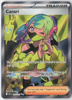 Canari 257/217 Ultra Rare Ascended Heroes Pokemon Holo Near Mint - Image 1