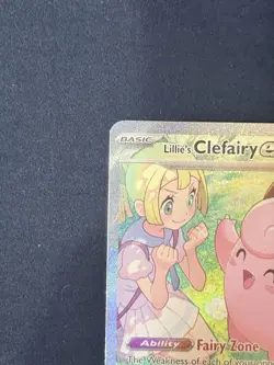 Pokemon Lillie's Clefairy ex SIR 184/159 Journey Together Full Art Holo EN - Image 2