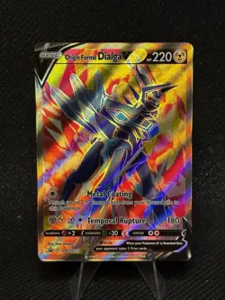 The Pokemon Company Origin Forme Dialga V SWSH255 Promo Full Art Holo ENG 220HP - Image 1