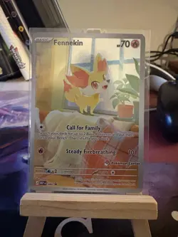 Fennekin - 080 Promo Pokemon Center Stamped NM - Image 1