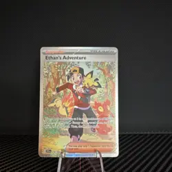 Pokemon TCG Ethan's Adventure 236/182 Destined Rivals Full Art Holo - Image 1