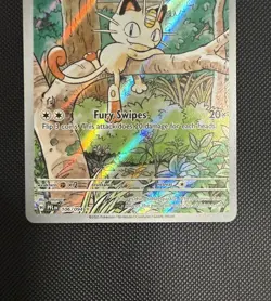 Pokemon TCG Phantasmal Flames Meowth #106/094 Illustration Rare | NM - Image 3