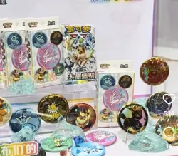 Pokemon CHINESE Terastal Festival Badge Collection Box SEALED (Booster + Badge) - Image 2