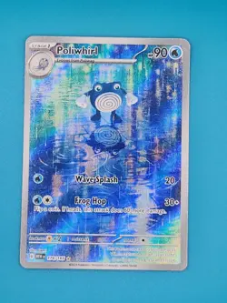 Poliwhirl 176/165 Scarlet & Violet 151 Illustration Rare Full Art Holo EN - Image 1
