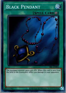 Black Pendant Super Rare Spell Ruler (25th Anniversary Edition) SRL-EN003 NM - Image 1