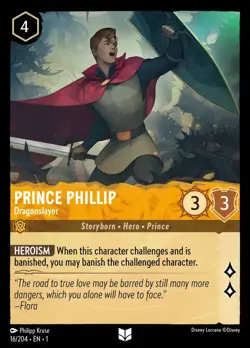 Lorcana - Prince Phillip - Dragonslayer - 16 - The First Chapter CF - Image 1