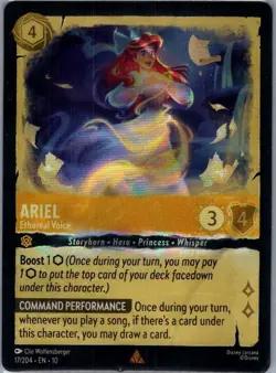 Ariel - Ethereal Voice 17/204 Foil Whispers in the Well - Lorcana - NM - Image 1