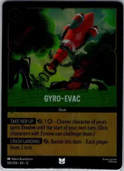 Gyro-Evac 100/204 Foil Wilds Unknown - Lorcana - NM - Image 1