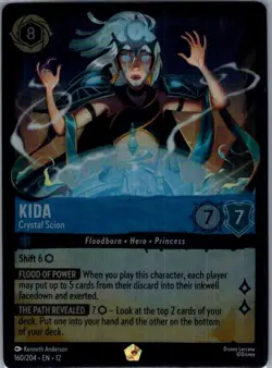 Kida - Crystal Scion 160/204 Foil Wilds Unknown - Lorcana - NM - Image 1