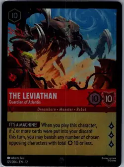 The Leviathan - Guardian of Atlantis 125/204 Foil Wilds Unknown - Lorcana - NM - Image 1