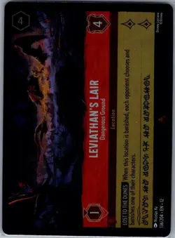 Leviathan's Lair - Dangerous Ground 136/204 Foil Wilds Unknown - Lorcana - NM - Image 1