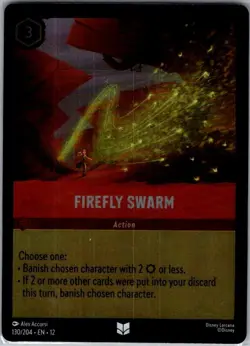 Firefly Swarm 130/204 Foil Wilds Unknown - Lorcana - NM - Image 1