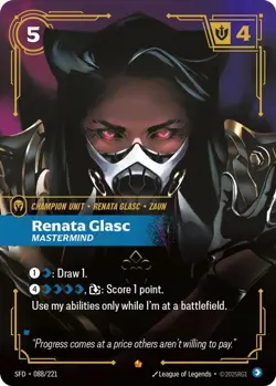Riftbound - [SFD - 088/221 Epic] Renata Glasc - Mastermind Foil - Image 1