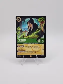 Lorcana Wilds Unknown The Queen Devious Disguise 90/204 Legendary - Image 1