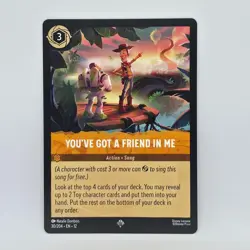 You've got a Friend in Me 30/204 Super Rare Lorcana Wilds Unknown NON FOIL - Image 1