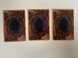 Yugioh - Magic Cylinder x 3 - LP - Plus Free Holographic Card - B - Image 2