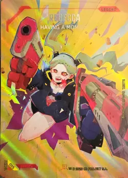Cyberpunk TCG Rebecca Having A Moment Full Art Promo Card Event Exclusive - Image 3