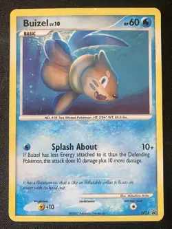 Buizel DP13 Pokemon Black Star Promo Holo Rare Card 2007 LP - Image 1