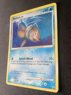 Buizel DP13 Pokemon Black Star Promo Holo Rare Card 2007 LP - Image 2