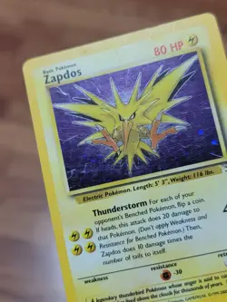 Zapdos 15/62 - Fossil Set - Rare Holo - Vintage WOTC Pokemon Card - MP! - Image 3