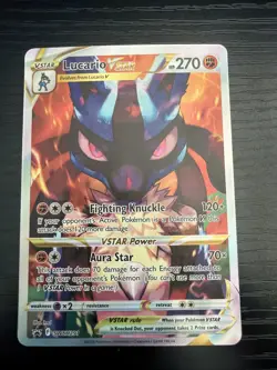 Lucario VSTAR SWSH291 SWSH: Sword & Shield Promo Cards Holo - Image 1