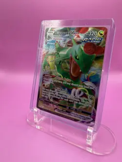 Rayquaza VMAX 101/159 SWSH: Crown Zenith Holo Rainbow POKEMON Card Ultra Rare - Image 2