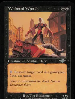 Withered Wretch 86/145 Uncommon Magic: The Gathering LP - Image 1