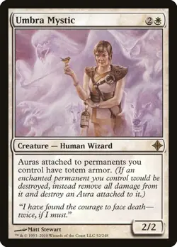 MTG Umbra Mystic - 52 / English / Moderately Played - Image 1