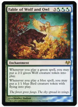 MTG Fable of Wolf and Owl Eventide #150 Regular NM/M - Image 1