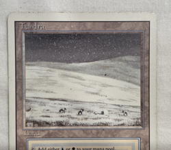 1x Tundra Revised Edition MTG Magic the Gathering HP (Damage) - Image 2