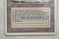 1x Tundra Revised Edition MTG Magic the Gathering HP (Damage) - Image 3