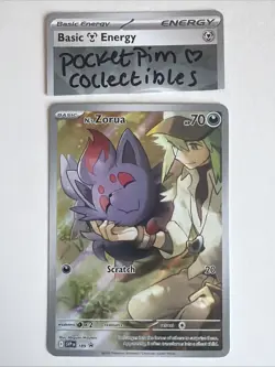 Pokemon N's Zoura SVP189 Journey Together Black Star Promo NM TCG Card - Image 1