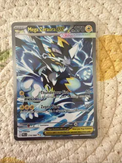 Pokemon Mega Zeraora ex #114/084 SIR Pitch Black NM - Image 1