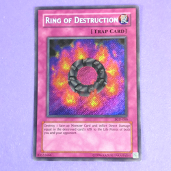 Yugioh Ring of Destruction PGD-000 Secret Rare Unlimited - Never Played NM/M - Image 4