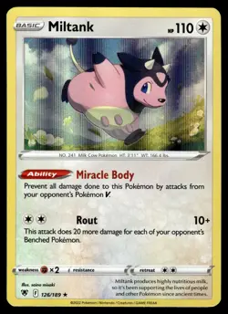 Miltank 126/189 Holo Rare Astral Radiance Pokemon Near Mint - Image 1