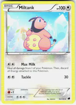 Miltank 93/116 Uncommon Plasma Freeze Pokemon Lightly Played - Image 1