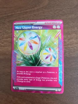 Neo Upper Energy 162/162 Ace Spec Temporal Forces Pokemon TCG NM - Image 1