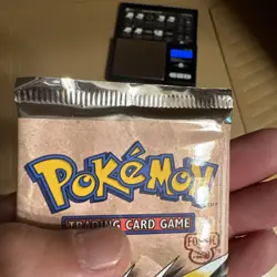 Pokemon 1999 Fossil 1st Edition Zapdos Booster Pack HEAVY 21.36 Vintage WOTC - Image 3