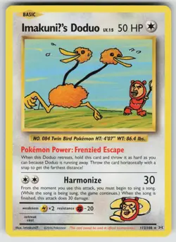 ImakuniU's Doduo 112/108 Secret Rare Evolutions Pokemon Lightly Played - Image 1