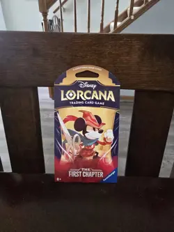 Disney Lorcana The First Chapter Sleeved Blister Booster Pack New/Sealed Mickey - Image 1