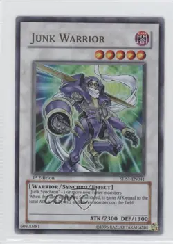 Junk Warrior 1st Ed. YuGiOh 5D's Starter Deck #5DS1-EN041 2008 READ - Image 1
