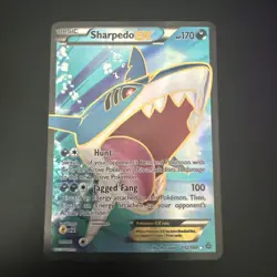 Sharpedo EX 152/160 Ultra Rare Primal Clash Pokemon Card NM - Image 1