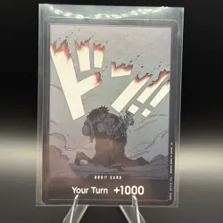 Bandai One Piece Game Card Don!! Your Turn +1000 (Luffy and Ace) Foil - Image 1
