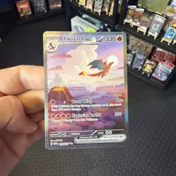 Pokemon TCG Charizard EX 199/165 Scarlet Violet 151 English Card - Image 2