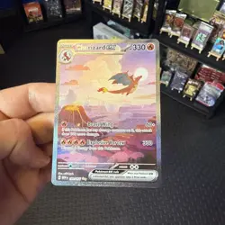 Pokemon TCG Charizard EX 199/165 Scarlet Violet 151 English Card - Image 3