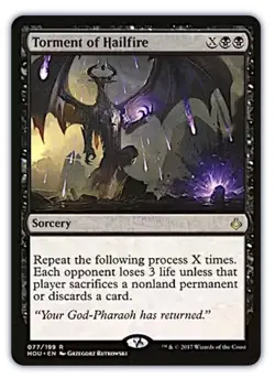 NM - Torment of Hailfire Hour of Devastation Regular Card - Free Shipping - Image 1