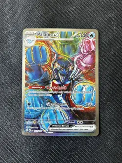 Palafin ex 151/131 Prismatic Evolutions Special Illustration Rare Pokemon TCG - Image 1